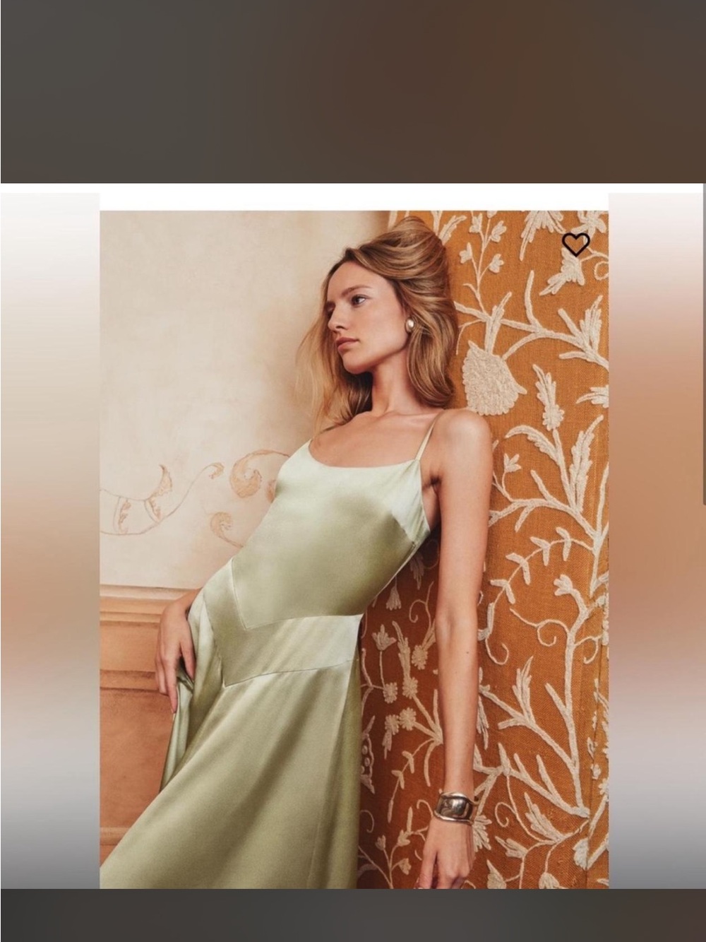 Reformation Mattea Silk Dress